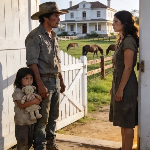 Con su hija de la mano, su vergüenza y su última esperanza, aquel hombre cruzó la reja de una hacienda… y nunca volvió a ser el mismo.