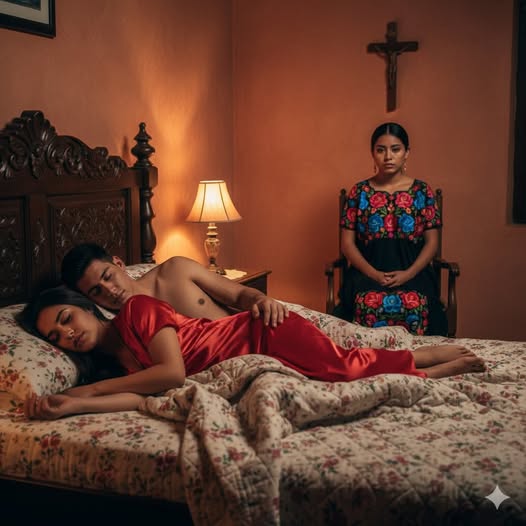 Éjszakai műszakjából hazatérve a feleség meglepődve tapasztalta, hogy férje mélyen alszik mellette. Csendben maradt, türelmesen várva a pozitív kimenetelt…