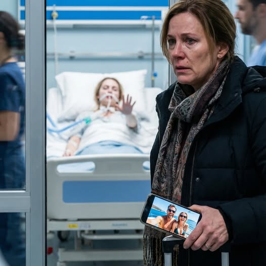 Figyelmeztetés nélkül tértem vissza üzleti utamról – még mindig a bőröndmmel a kezemben –, amikor az sürgősségi ajtók hirtelen elnyeltek. A lányom egyedül volt a hordágyon, remegett, a lepedőn vér volt. – Anya… elhagyott – suttogta, és az ujjaimba kapaszkodott, mintha azok lennének az egyetlen üdvössége. Egy nővér ráncolta a homlokát. – Nincs férj. És senki nem vette fel a segélyhívást.