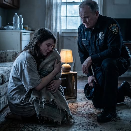 Egy 7 éves lány hívta a 911-et, és azt suttogta, hogy a babája „egyre könnyebb”… és amit a tiszt a házban talált, megtörte az évek csendjét