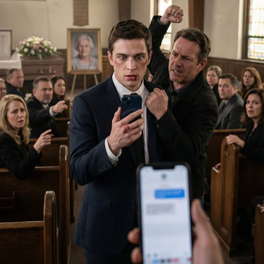 Nagymamám temetésén azt hittem, a gyász lesz a legrosszabb, amire számíthatok… mígnem az ügyvéd megköszörülte a torkát, és azt mondta: „Hatalmas megtakarítási alapot hagyott maga után.” A szoba hirtelen életre kelt. „A miénk a pénz” – sziszegte egy nagybácsi, és megragadta a gallérom. Valaki felkiáltott: „Elrejti!” Egy ütés vágta szét az ajkamat; vér és tömjén íze volt. Nagymamám portréjára néztem, eszembe jutott a kacsintása. Tudta, hogy ez fog történni. Aztán rezegni kezdett a telefonom: egy olvasatlan üzenet a számától.