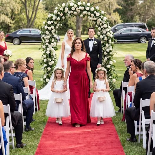 Meghívta volt feleségét az esküvőjére, hogy megalázza – de a szertartás elcsendesedett, amikor kiszállt egy luxusautóból ikerlányaival, akik pontosan úgy néztek ki, mint ő.