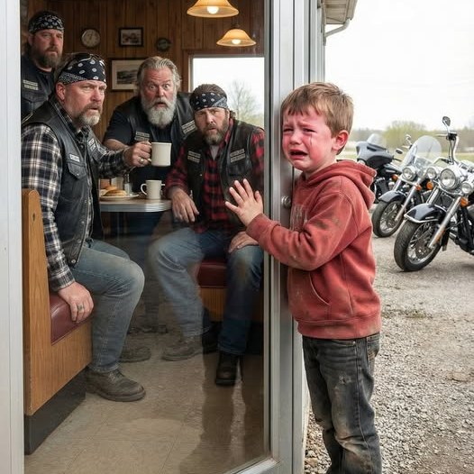 Egy mezítlábas kisfiú berohant egy csendes útszéli étkezőbe, és segítségért kiált az anyja miatt – nem tudta, hogy a reggeliző motorosok lesznek az egyetlenek, akik felálltak, és örökre megváltoztatták családja életét