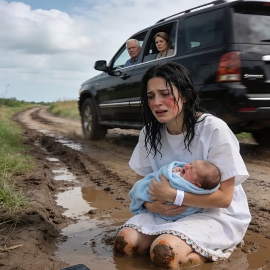 A szüleim otthagytak engem és az újszülöttemet a kórház előtt a vihar közepén, és azt mondták, hogy találjunk haza – tizenkét mérföldnyire. Anyám szó szerint nevetett, és azt mondta: „Talán az eső kimossa belőled a gyengeséget.”