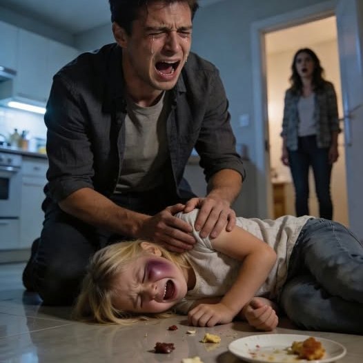 Egy gazdag apa hajnali 3-kor hazaér – És megtalálja a hatéves gyerekét, amint a konyhapadlón alszik… Ami a tányérján volt, mindent megváltoztatott