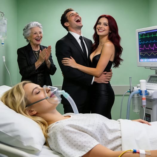 A feleség, a férj és a szerető feketét viselnek, hogy ünnepeljenek, amíg az orvos meg nem mondja: A főnök él!