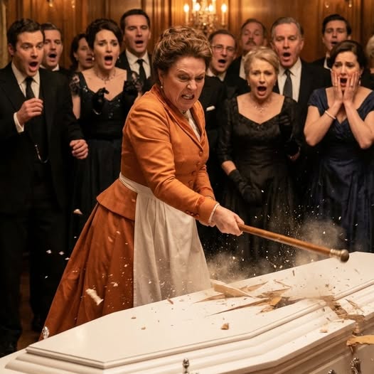 A takarítónő kinyitotta a milliomos idős anyjának koporsóját: „Uram, vigye ki… Nem halt meg… Hagyja abba ezt a temetést Isten szeretetére.