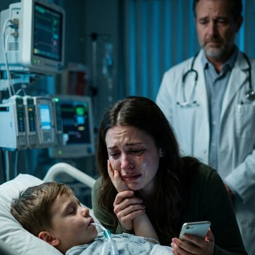 Tizenhétszer hívtam a férjemet – azt kiabálva, hogy „Felelj! Evan nem kap levegőt!” –, de a vonal csak csörgött, miközben a négyéves fiam apró mellkasa levegőért küzdött.