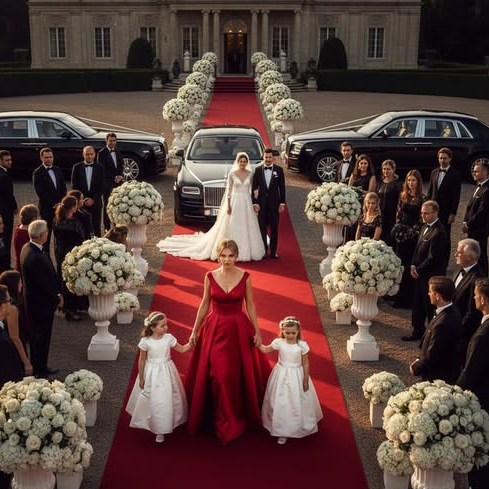 A volt férjem meghívott az esküvőjére, azzal a szándékkal, hogy megalázzon, de minden megváltozott, amikor megérkeztem. A szertartás hirtelen félbeszakadt, amikor megláttak kiszállni egy Rolls-Royce-ból az ikreinkkel.