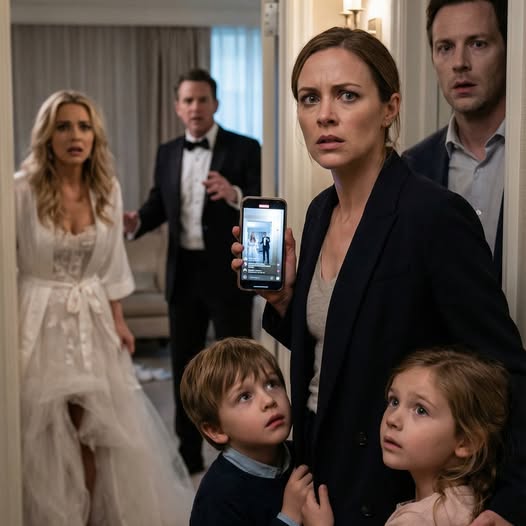 Megszervezte az „évszázad esküvőjét”, így érkeztem az ikrekkel, hogy „lerójam tiszteletemet”. „Mosolyogj” – suttogtam, és felemeltem a telefonomat. „Egy olyan ajándékot adunk nekik, amit soha nem fognak elfelejteni.”