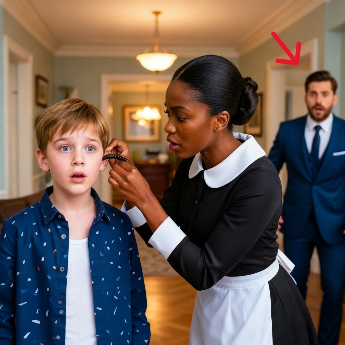 Egy milliárdos fia süketen született… Amíg a házvezetőnő ki nem vett valamit, ami megdöbbentette