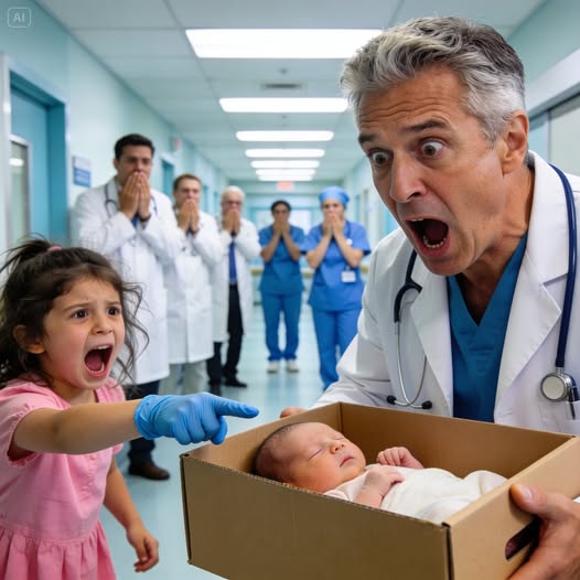 Egy orvos azt hitte, hogy csak egy régi doboz… míg egy kislány azt suttogta: „Anya ki fogja dobni.” Abban a pillanatban az egész sürgősségi elcsendesedett.