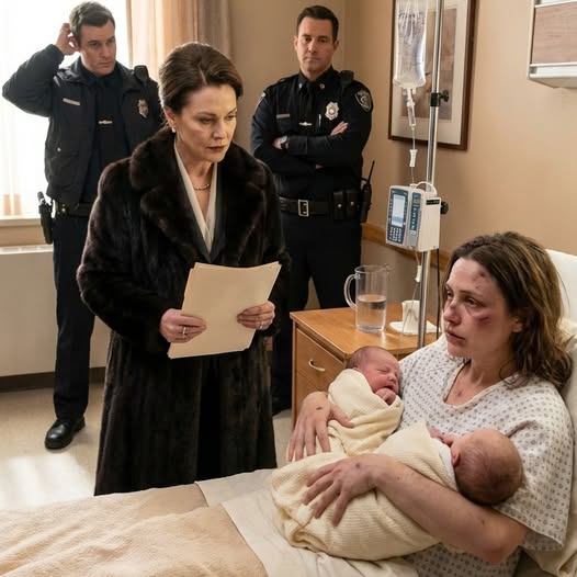 Soha nem mondtam el az anyósomnak, hogy bíró vagyok. Számára csak egy eltartott nő voltam munkanélküliként. Órákkal a császármetszésem után berontott a szobámba az örökbefogadási papírokkal, és gúnyolódott: „Nem érdemelsz VIP szobát. Add az egyik ikreket a meddő lányomnak; kettővel nem tudsz megbirkózni.”