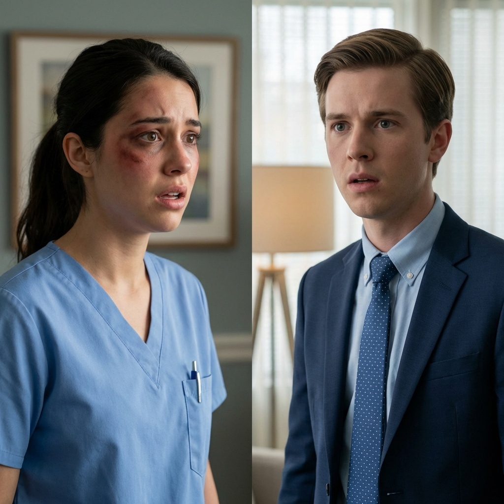 Három éven át az egyenruhája mögé rejtette a fájdalmát. Amikor a vezérigazgató felfedezte a zúzódásait, reakciója megbénította az egész céget. 😭💔