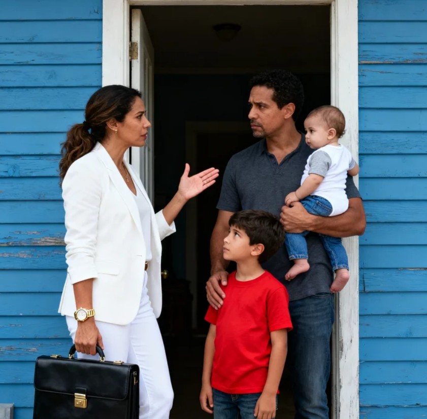 „Egy milliomos nő váratlanul, előzetes figyelmeztetés nélkül érkezett alkalmazottja otthonába… és ez a felfedezés teljesen megváltoztatta az életét.”