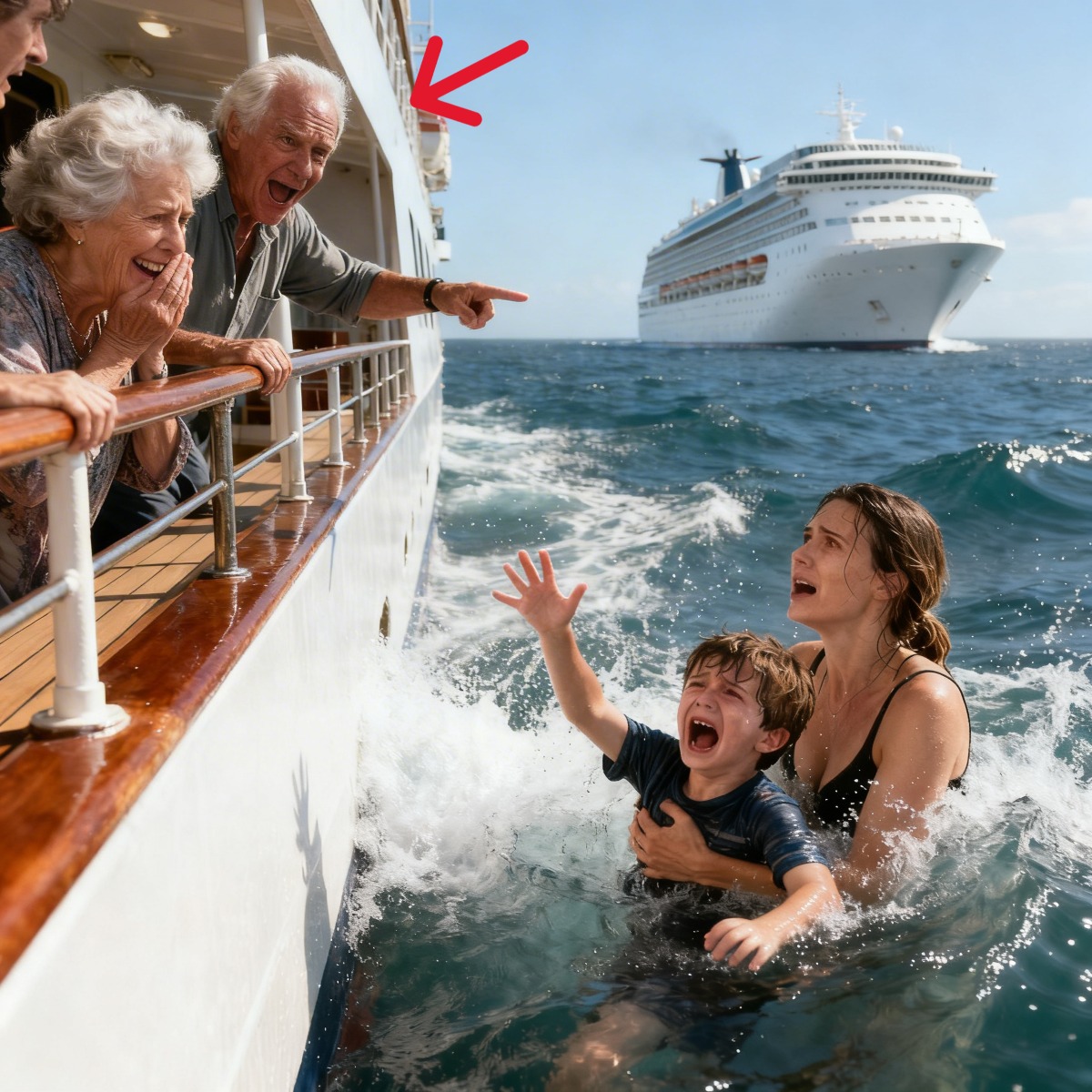 A SZÜLEIM LEKÜDTEK ENGEM ÉS A FIAM A HAJÓJUKRÓL… ÓRÁKKAL KÉSŐBB SIKOLYTAK.