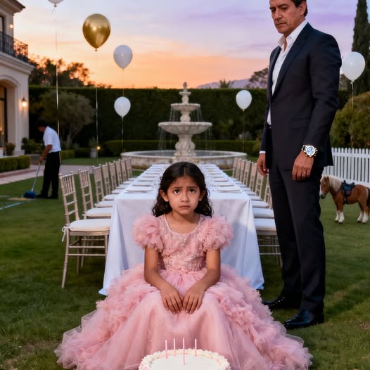 Senki sem jött el a milliomos lányának születésnapi bulijára… mígnem egy elnyűtt cipős fiú kopogott az ajtón.