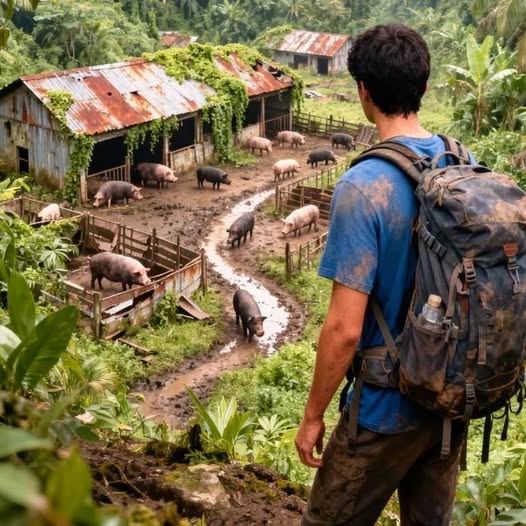 “Bérbe vett egy hegyet, hogy 30 sertést neveljen, és 5 évig elhagyta. Egy napon visszatért, és megdöbbent az, amit látott… 2018-ban Rogelio „Roger” Santos, egy 34 éves férfi Nueva Ecijából, arról álmodott, hogy megszabadul a szegénységtől sertések nevelésével.