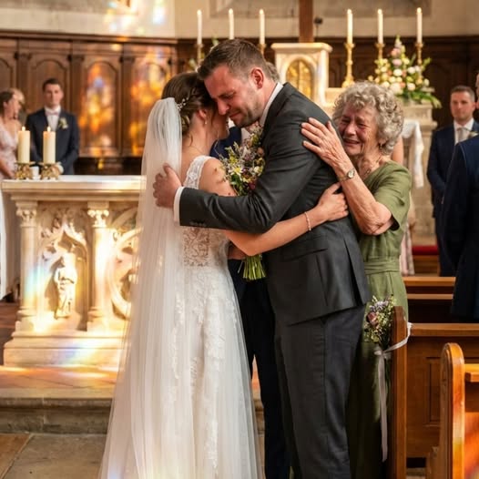 „EL AKARTAM BÚJNI A FIAM ESKÜVŐJÉN, MERT RÉGI VOLT A RUHÁM… DE AMIKOR A LÉNYEM MEGLÁTOTT A ZÖLD RUHÁT, ABBAÁLLÍTOTTA A SZERTÁRSÁGOT, ÉS AZ EGÉSZ SZOBÁBAN SÍRTAK.”