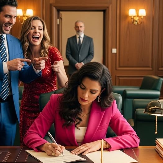 SZÓ NÉLKÜL ÍRTA ALÁ A VÁLÁSI ÍRÁSOKAT… DE SENKI SEM TUDTA A SZOBÁBAN, HOGY MILLIÁRDOS APJA A MEGALÁZTATÁS MINDEN MÁSODPERCÉT NÉZI.