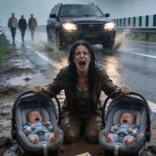 „Szállj ki a kocsiból. Azonnal!” – parancsolta anyám, miközben az eső csapkodott az autópályára, és háromnapos ikreim sírtak az autósüléseikben. Amikor könyörögtem neki, hogy álljon meg, mert újszülöttek voltak, apám marokkal megragadta a hajamat, és kilökött az útra, miközben az autó még mozgott. Aztán anyám utánam dobta a babáimat a sárba, és azt mondta: „Az elvált nők nem érdemelnek gyereket.” Évekkel később ugyanezek az emberek álltak az ajtóm előtt, és könyörögtek a segítségemért.