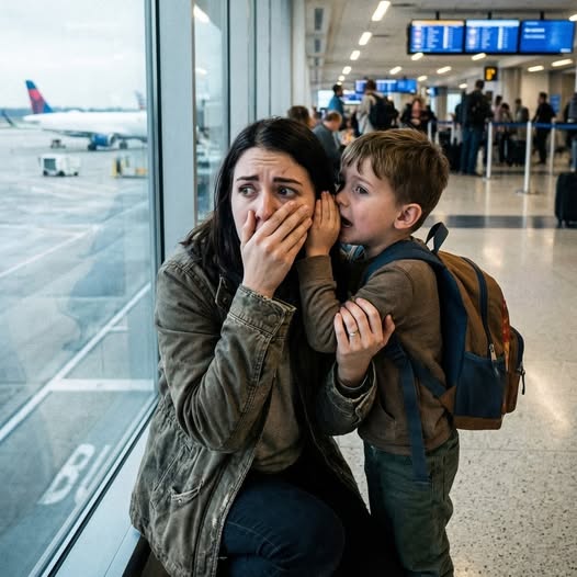 Miután a férjem felszállt egy üzleti útra induló gépre, a hatéves fiam hirtelen azt suttogta: „Anya… Nem mehetünk haza. Ma reggel hallottam, hogy apa valami rosszat tervez nekünk.” Így hát elbújtunk…