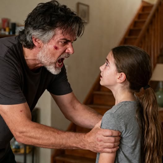 A feleségem épp elindult a boltba, amikor a hétéves lányom azt suttogta: „Ki kell jutnunk. Azonnal!” Nevettem. „Miért?” Felfelé mutatott, és megremegett. „Nincs időnk. El kell hagynunk ezt a házat – most azonnal.” Felkaptam a kocsikulcsokat, és a rendőrség felé indultam… és ekkor történt…