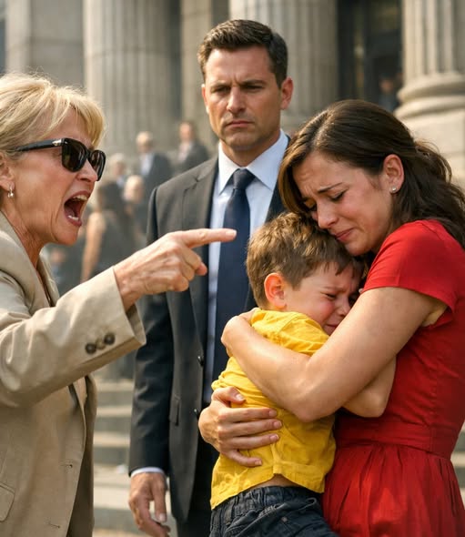 Amikor elhagytuk a bíróságot, volt anyósom egyenesen az arcomra mutatott, és hidegen azt mondta: „Mától kezdve bármi is történik az életeddel és a lányoddal, az már nem ennek a családnak a dolga.”