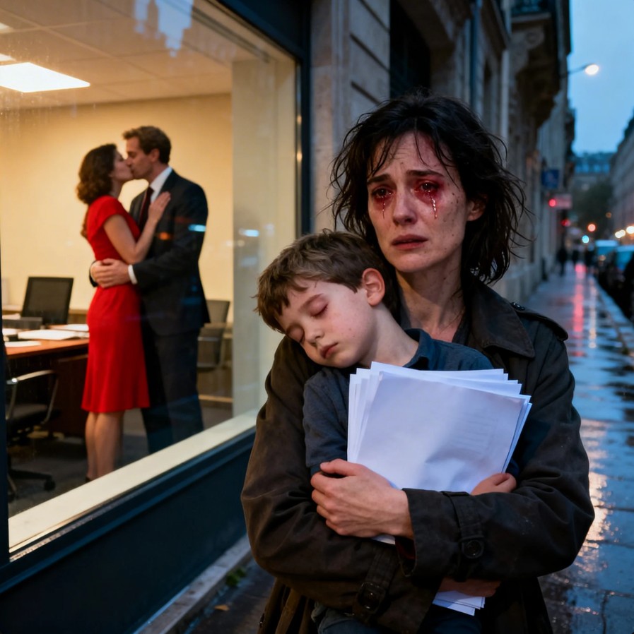 Nyertem 50 milliót. A fiammal rohantam a férjem irodájába. Amint megérkeztem, zajt hallottam…