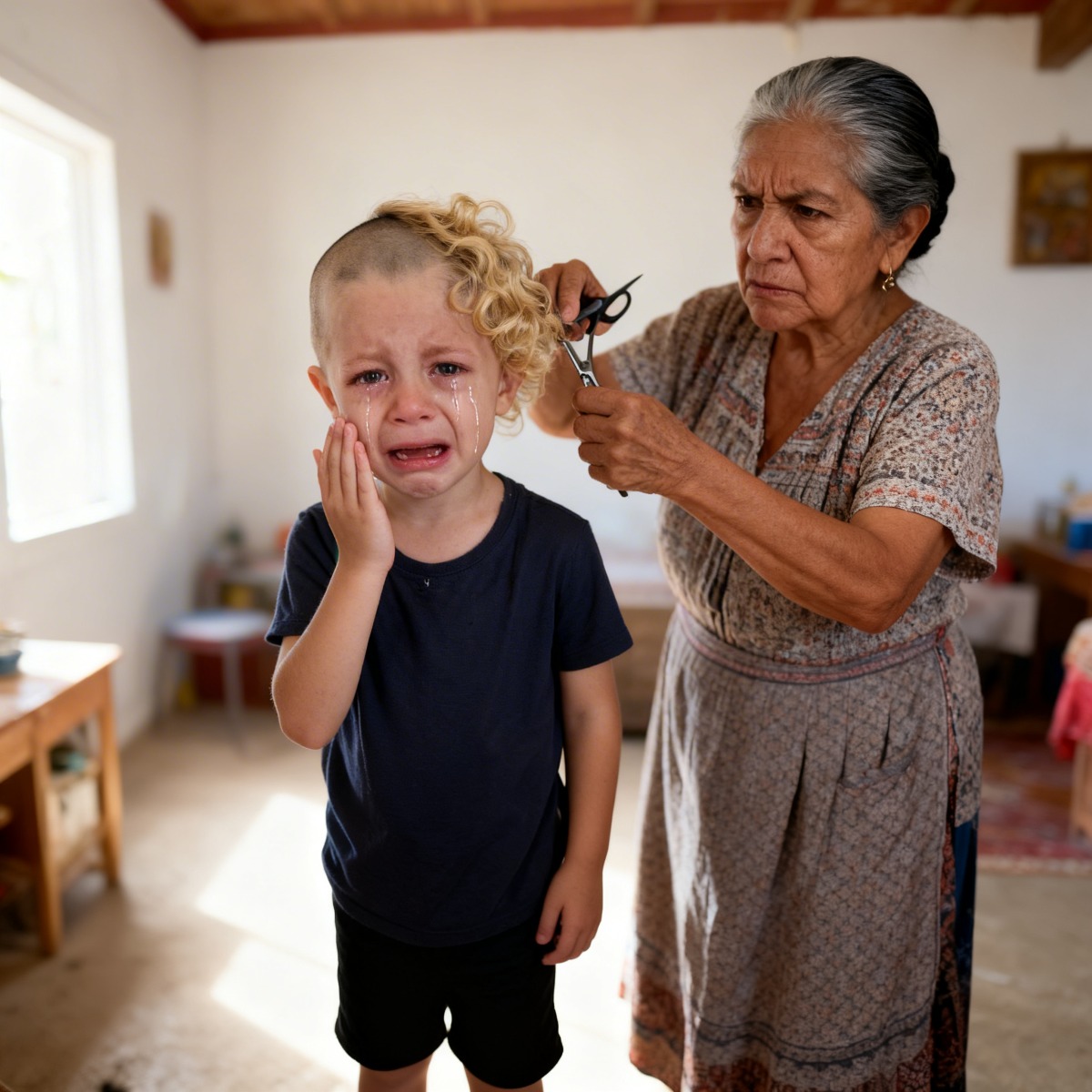 Anyósom titokban kivitte az 5 éves fiamat az óvodából, hogy leborotválja aranyló fürtjeit: Amit a férjem adott neki a vasárnapi vacsorán, az szóhoz sem juttatta