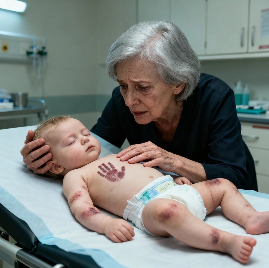 A fiam és a felesége megkértek, hogy vigyázzak a két hónapos kisbabájukra, amíg vásárolni mennek. De hiába öleltem vagy próbáltam megnyugtatni, nem hagyta abba a vigasztalhatatlan sírást. Azonnal éreztem, hogy valami nincs rendben. Amikor felemeltem a ruháit, hogy megnézzem a pelenkáját… lefagytam. Volt ott valami… valami elképzelhetetlen. Remegtek a kezeim. Felkaptam, és egyenesen a kórházba rohantam.