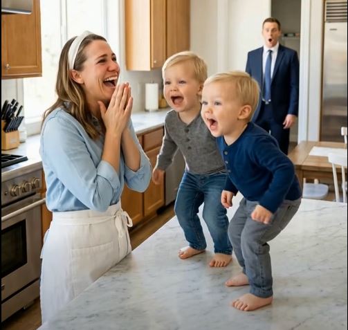 „Soha nem fognak járni” – mondták a szakemberek a milliomos apának – egészen addig a reggelig, amíg be nem lépett a saját konyhájába, és meg nem látta a dajkát olyasmit csinálni, amitől megdermedt…