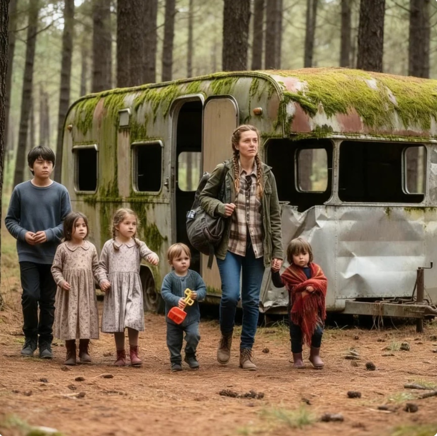 AZ ÖZVEGY BEKÖLTÖZÖTT AZ ERDŐBEN AZ ELHAGYOTT LÁTOGATÓ PÓTKOCSIBA, AMÍG VALAMIT HALLOTT A FÖLD ALATT