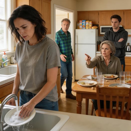 Bejelentés nélkül mentem a lányom házához, és láttam, hogy a férje és az anyósa gúnyolódnak rajta, miközben ő ott állt remegve a félelemtől. Csak egy hívást intéztem, és néhány perccel később belépett a házba az a férfi, akitől a legjobban féltek.