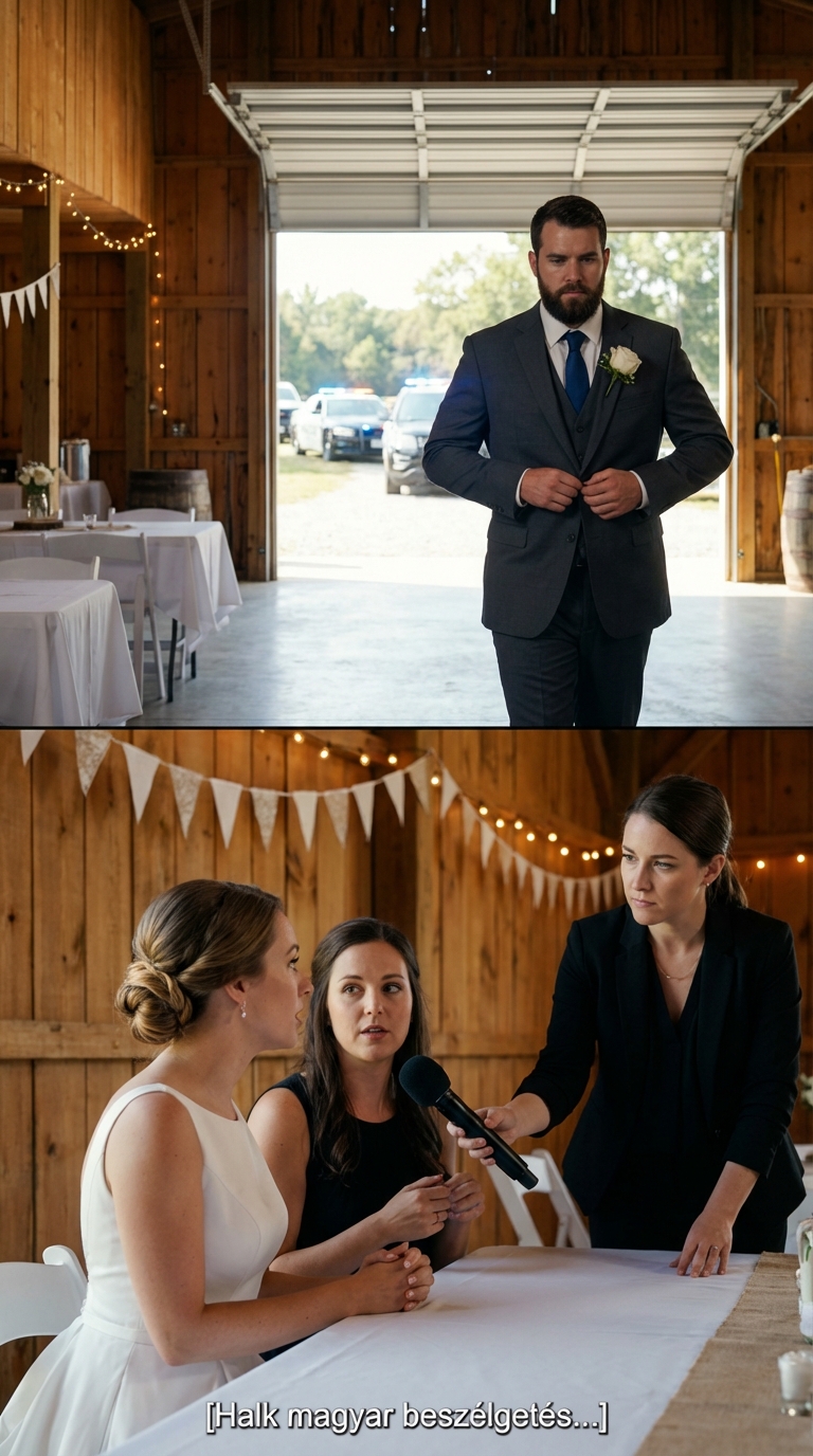 Az esküvőmön a szüleim fekete gyászruhát viseltek. Anya átvette a mikrofont: „Itt maradunk, amíg át nem adod a házat a húgodnak!” A húgom nevetett. A férjem nyugodtan felállt, és a képernyőre mutatott. Ami felvillant rajta, arra késztette őket, hogy elmeneküljenek a helyszínről.