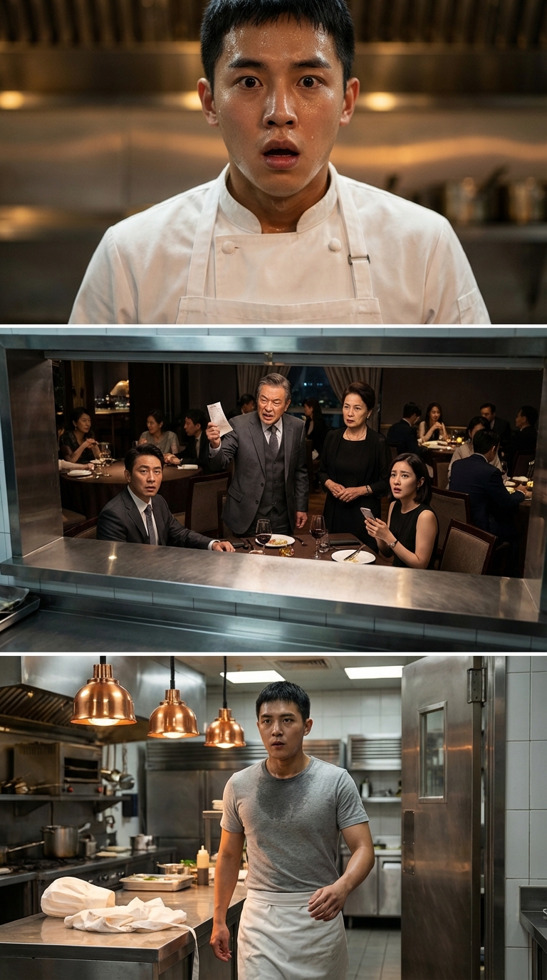 „»Azt feltételeztük, hogy az étkezés ingyenes lesz… mivel család vagyunk« – mondta apám egy teltházas szombati istentisztelet közepén, miután a szülők, akik tizennyolc évesen kirúgtak, leültek a Michelin-csillagos éttermembe, mintha mi sem történt volna – és ahogy a számla az asztalon hevert közöttünk, tíz év hallgatás, egyetlen foglalás a vezetéknevünkkel, és minden, amit megtagadtak tőlem, végre visszatért a terembe.”