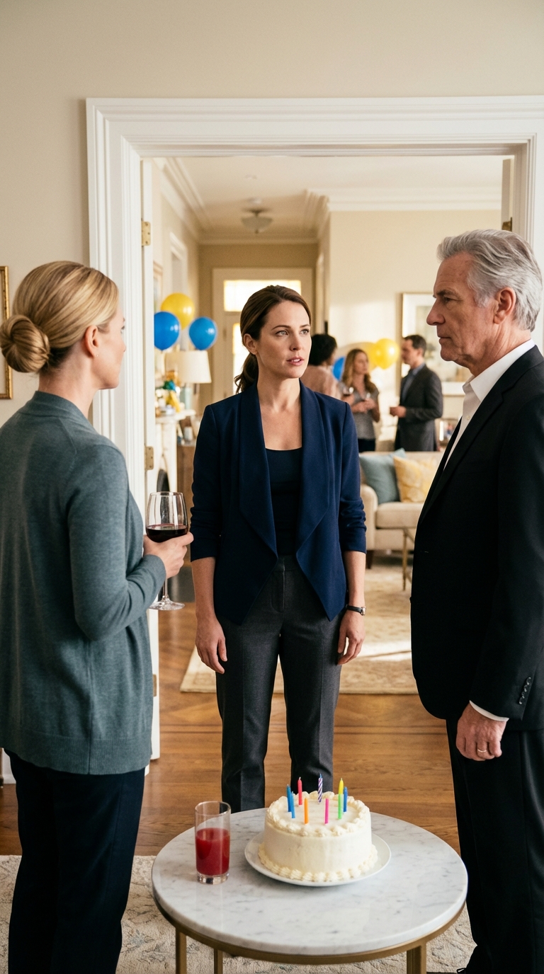 A férjem születésnapján az anyósom úgy mutatott be a főnökének, mint egy „munkanélküli lúzert és kudarcot vallott feleséget”. A főnöke rám nézett, elmosolyodott, és azt mondta neki: „Kirúgtak.”