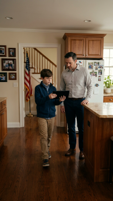 Az apósom tett egy „kis megjegyzést” a fiunk előtt – Oliver ezután kinyitotta a tabletjét – Hírek