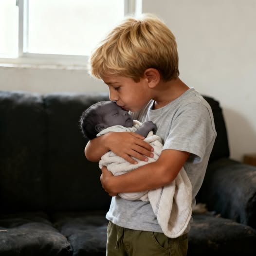 A baba élettelenül született, és bátyja karjába került; Másodpercekkel később hangos kiáltás harsant fel!