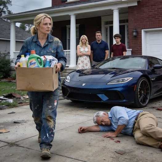 450 millió dollárt nyertem… És folyton felmostam a padlót, hogy a mérgező családom soha ne tudja meg. Három évig úgy bántak velem, mintha semmi lennék – aztán tegnap kirúgtak, mert „becsaptam” őket. Ma visszajöttem a dobozaimért… Egy Bugattival érkeztem. Apám felállt a gyepen, amikor meglátta, ki van a volán mögött – de még mindig nem hallotta, mit mondtam.