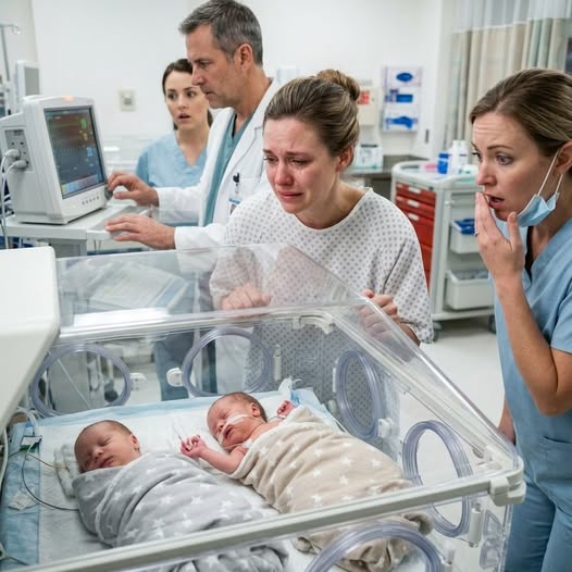 „Csak hagyja őket együtt lenni… Egy pillanatra” – suttogta az Anya – A koraszülött intenzív osztályon dolgozó nővér letette az egyik ikerpárt a néma nővére mellé… Aztán megdermedt, hátralépett, és suttogta: „Doktor úr… Ezt látnia kell…” Az éjszakai műszak, amely soha nem ér véget igazán
