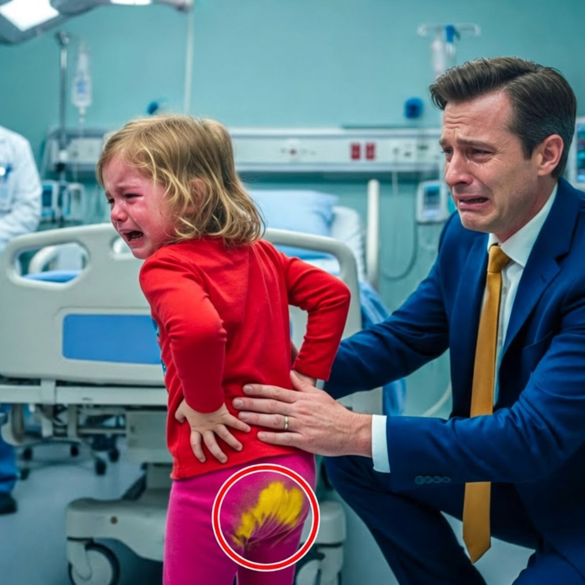 Miután visszatért egy utazásról az édesanyjával, a kislány nem hagyta abba a sírást… Az apja egyszer rápillantott, kórházba vitte, majd felhívta a 911-et.