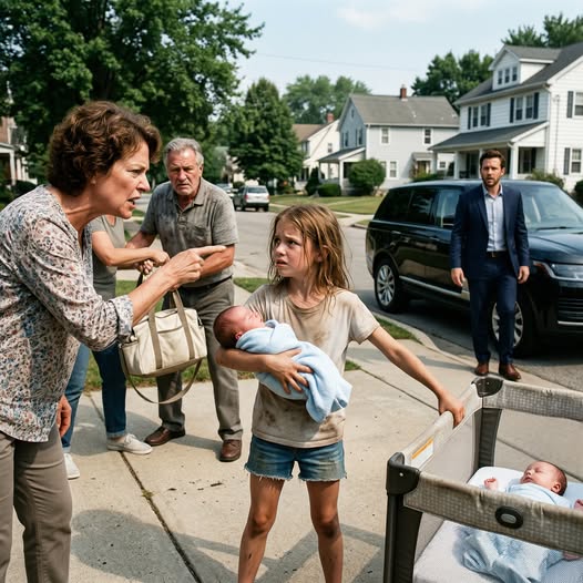 Kint maradtam a napon két lázas, majdnem üres cumisüveggel teli babámmal – három hónappal a temetés után egy ügyvéd felemelte apám végrendeletét, és azt súgta: „A szüleid nem véletlenül haltak meg”… akkor miért mosolygott már a nagybátyám a bíróság ajtajában?