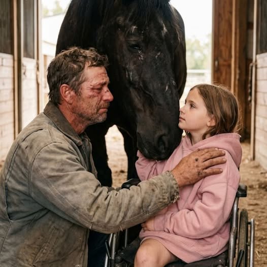 Egy kilencéves féllábú lány megkérdezte egy rémült cowboytól, hogy a legveszélyesebb lova a mennybe viheti-e, és a reakciója mindenkit megtört.
