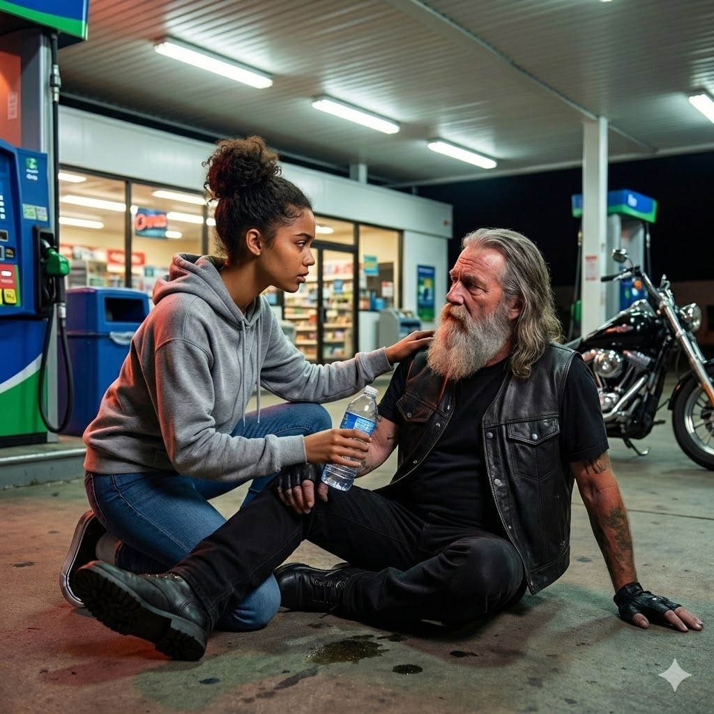 Ha speso i suoi ultimi 8 dollari per un motociclista “pericoloso”. Quello che è successo all’alba ha lasciato l’intero quartiere senza parole. 🏍️😭✨