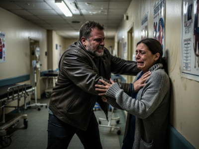 MIO MARITO MI HA PICCHIATO BRUTALMENTE AL PRONTO SOCCORSO PER CERCARE DI ZITTIRMI E SCAPPARE, MA GLI ESAMI DEL SANGUE SOSTENUTI DAL MEDICO HANNO RIVELATO COSA STAVA FACENDO AL NOSTRO UNICO FIGLIO IN SEGRETO PER MESI; LA POLIZIA LO HA AMMANETTATO MENTRE SCOPRIVO CHE IL VERO MOSTRO DORMIVA SEMPRE NEL MIO LETTO.